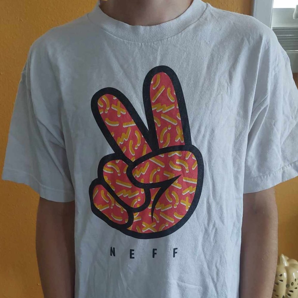 White Men's Medium Neff Shirt
